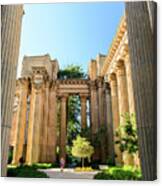 Palace Of Fine Arts Entrance Canvas Print