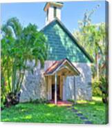 Palapala Ho'omau Congregational Church Canvas Print