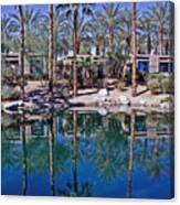 Palm Tree Reflections Canvas Print