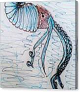 Paper Nautilus Canvas Print