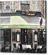 Paris - Restaurant Canvas Print