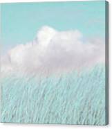 Pastel Blue Seaside Canvas Print