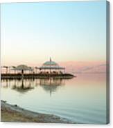 Pastel Colors Of The Dead Sea Canvas Print