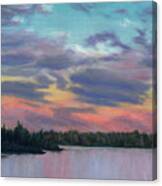 Pastel Sunset Canvas Print
