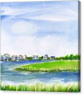 Pawleys Island South Causeway Canvas Print