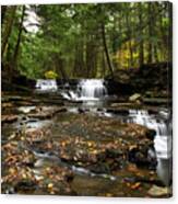 Peaceful Flowing Falls Canvas Print