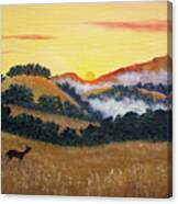 Peaceful Sunset At Fremont Older Canvas Print