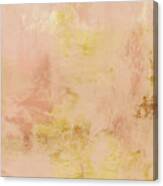 Peach Harvest- Abstract Art By Linda Woods. Canvas Print