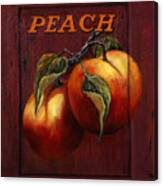 Juicy Peaches Canvas Print