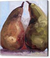 Pears Two Canvas Print