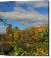 Pennsylvania Fall At The Lake Canvas Print