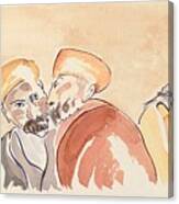 People Always Listen To Gossip, Said Siyyid Muhammad Canvas Print