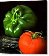 Pepper And Tomato Canvas Print