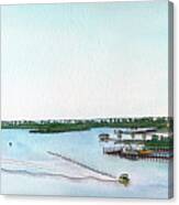 Perdido Key Bay Canvas Print