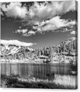 Perfect Lake At Mount Baker Canvas Print