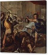 Perseus Fights Phineas Canvas Print