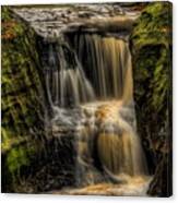 Pewits Nest Middle Falls Square Canvas Print