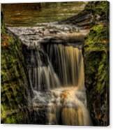 Pewits Nest Middle Waterfall Canvas Print
