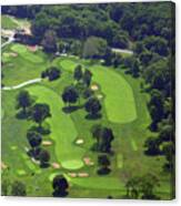 Philadelphia Cricket Club Wissahickon Golf Course 1st And 18th Holes Canvas Print