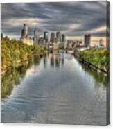 Philly River Canvas Print