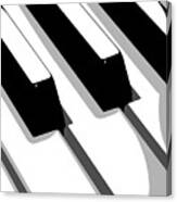 Piano Keyboard Canvas Print