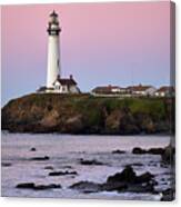 Pigeon Point Lighthouse At Dawn Canvas Print