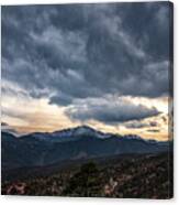 Pikes Peak Sunset Canvas Print