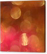 Pink And Gold Shimmer- Abstract Photography Canvas Print