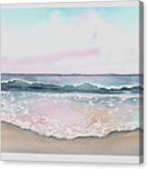 Pink Beach Canvas Print