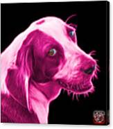 Pink Beagle Dog Art- 6896 - Bb Canvas Print