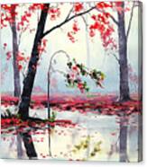 Pink Landscape Canvas Print