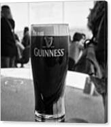 Pint Of Guinness In The Gravity Bar Guinness Storehouse Dublin Ireland Canvas Print