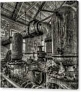 Pipes And Pumps And Pipes Canvas Print