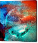 Planet In Galaxy Andromeda Canvas Print
