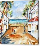 Playa Del Carmen Canvas Print