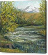 Plein Air - Spring In Montana Canvas Print