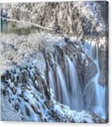 Plitvice Winter Canvas Print