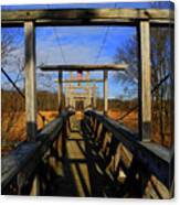 Pochuck Boardwalk Bridge Canvas Print