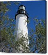 Point Isabel Light Canvas Print