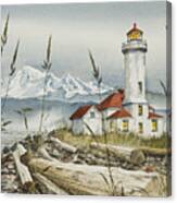 Point Wilson Lighthouse Canvas Print