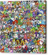 Pokemon Canvas Print