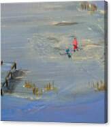 Pond Hockey Canvas Print