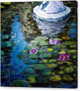 Pond In Monet Garden Canvas Print
