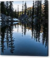 Pond On The Pacific Crest Trail Canvas Print