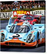 Porsche 917 At Le Mans Canvas Print
