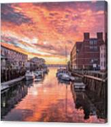 Portland Harbor Sunrise Canvas Print
