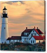 Portland Head Light-cape Elizabeth, Maine Canvas Print