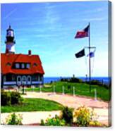 Portland Head Lighthouse Maine--crop Canvas Print