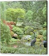 Portland Oregon Japanese Gardens 2 Canvas Print