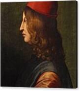 Portrait From The Uffizi Canvas Print